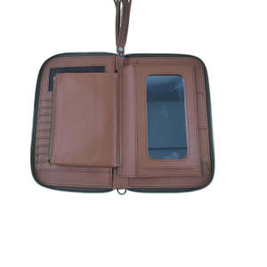 LAXURA Women's Wristlets Cowhide <b>Leather</b> <b>Purse</b> - Product Image 2