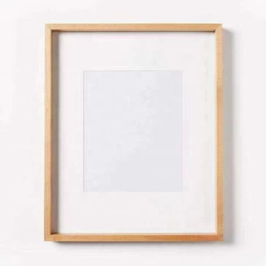 กรอบรูปไม้โอ๊คธรรมชาติทรงทันสมัยรักษ์โลก ยี่ห้อ TIMELESS CRAFT ขนาด 8x10 11x14 นิ้ว รับสั่งทำตามรูปแบบและสีที่ต้องการ สำหรับสำนักงานและบ้าน - Product Image 1