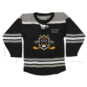 Maillot de hockey sur glace personnalisé pour hommes, dernier style pour adultes, best-seller, 100% polyester, séchage rapide, respirant, logo personnalisé - Product Image 1