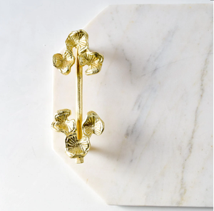 Beau plateau de décoration en marbre naturel plateau de service de taille personnalisée pour la maison Design élégant en métal pour servir des aliments - Product Image 2