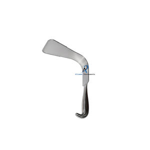 Retractor Abdominal con mango hueco en forma de L de alta calidad, Retractor Manual de acero quirúrgico para heridas finas - Product Image 5