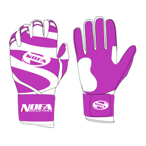NOFA INDUSTRIES Pink Batting Gloves Ambidextrous <b>Hook</b> And Loop Closure Fashionable Training Gloves - Product Image 6