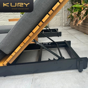 Tumbona Personalizable para Villa o Resort, Tumbona Moderna para Patio Junto a la Piscina, Tumbonas de Exterior de Lujo en <span class=keywords><strong>España</strong></span> - Product Image 6