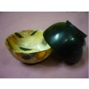 Vaisselle de haute qualité bol à Dessert en corne solide forme personnalisée vaisselle de grande taille ustensiles de cuisine bol à chocolat en corne de buffle - Product Image 1