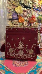 2026 Best Selling New Arrival Designer Women Purses Crystal Dropping Potli Bags Handmade Design Clutch Purse Amazing <b>Handbag</b> - Product Image 4
