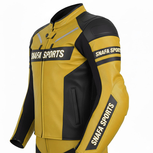 Combinaison de moto professionnelle réglable de style nouveau, de haute qualité, avec logo personnalisé, en cuir, pour hommes - Product Image 5