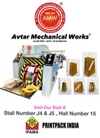 Nuova Macchina per la Produzione di Sacchetti in Carta Kraft ad Alta Capacità Certificata CE 300-400 pezzi/min 1 Anno di Garanzia Avtar Mechanical