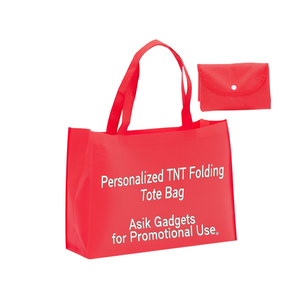 Sac fourre-tout pliable personnalisé TNT Asik Gadgets pour usage promotionnel - Product Image 2