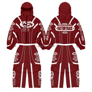 Conjunto Deportivo Informal Personalizado de Gran Tamaño, Chaqueta Reflectante 3M y Pantalones Deportivos, Chaqueta Cortavientos de Nailon, Chándal para Hombre - Product Image 3