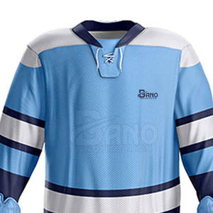 Uniformes de Hockey sobre Hielo Personalizables BANO INDUSTRY para Hombre Adulto, 100% Poliéster, Secado Rápido, Transpirables, Conjuntos de Manga Corta, Nombre del Equipo - Product Image 5