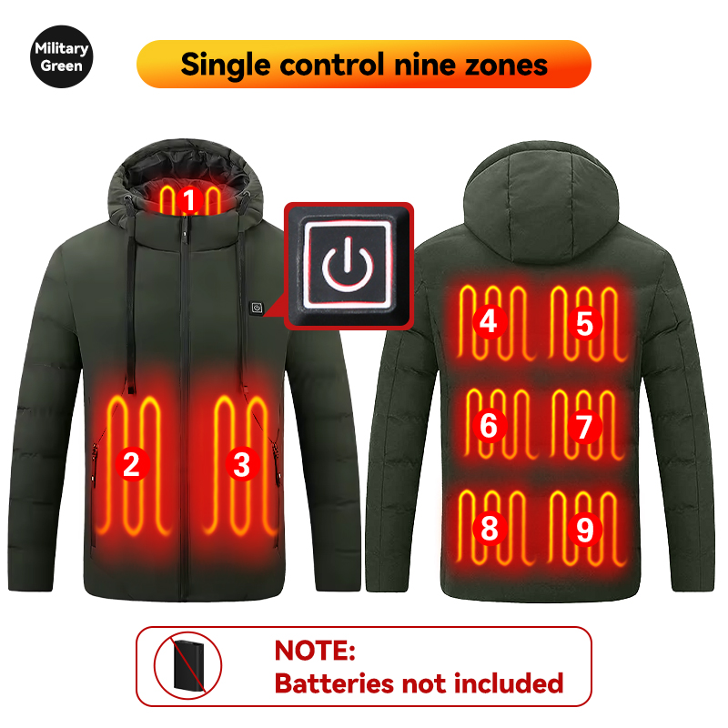 Vert (9 zones de chauffage)