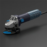 Meuleuse d'angle sans balais AC professionnelle 125 mm 2400 W robuste à 6 vitesses réglables, corps de meuleuse manuelle uniquement