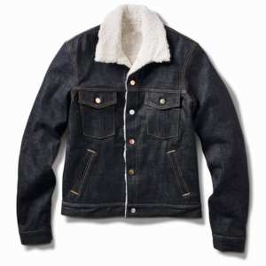 Alta calidad tendencia de moda guapo forro de piel personalidad cremallera solapa Vintage motocicleta chaqueta de mezclilla para hombres - Product Image 1