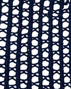 Customized <b>Navy</b> <b>Blue</b> Crochet Knit Cropped Sweater <b>Women</b> Openwork Flare Sleeve Lightweight Fashion Top For Spring Summer - Product Image 5