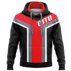 Sweats à capuche surdimensionnés à fermeture éclair complète pour hommes de haute qualité 100 polyester noir et gris chiné sweats à capuche parfaits pour les États-Unis personnalisés - Product Image 5