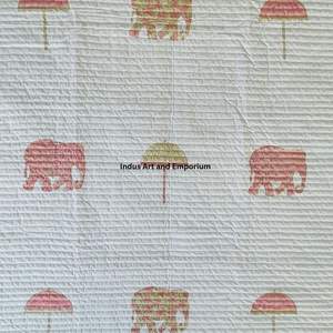 Cubrecamas de Algodón Estampados a Mano al por Mayor, Cubrecama Acolchado de Algodón - Product Image 4