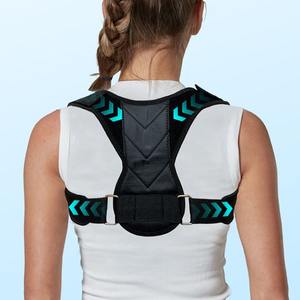 Ajustable Ligero Respetuoso con el medio ambiente Profesional Home Office Sport Back Support Calidad Upper Back Brace Clavícula Columna vertebral Postura - Product Image 3