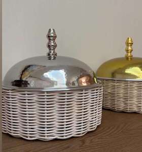 Plat de casserole en métal de qualité haut de gamme avec enduit de couleur incroyable chauffe-nourriture cadeaux de pendaison de crémaillère Style tendance - Product Image 5