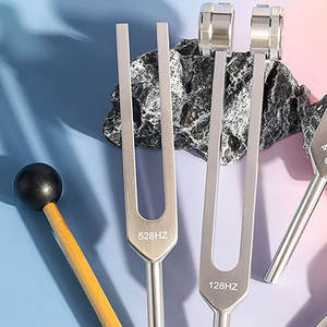 ชุดเครื่องมือวินิจฉัยระดับมืออาชีพ ทำจากอลูมิเนียมอัลลอยด์และสแตนเลส สำหรับการบำบัดด้วยเสียง ความถี่ใหม่ 128HZ 256HZ 512HZ 1024HZ 2048HZ ช่วยปรับสมดุลจักระ - Product Image 6