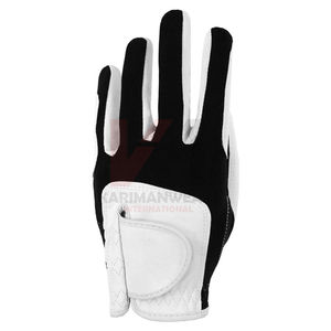 Gants de golf sportifs en cuir Cabretta de style moderne, en peau de mouton, avec logo personnalisé, pour tous les temps, pour hommes - Product Image 4