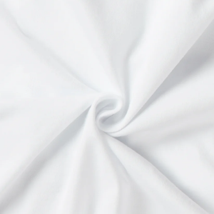 Camiseta blanca pura GSM 200 de la mejor calidad, tela pesada, cuello acanalado grueso, algodón orgánico peinado, liso, sin etiquetas - Product Image 5