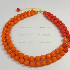 Promoción venta directa de fábrica mezcla barata resina de colores coloridos diamantes de imitación bola cuentas joyería collar grueso proveedor 20MM Stock - Product Image 2