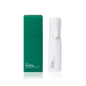 Wudhu bouteille le premier pulvérisateur d'ablution islamique portable conforme à la charia 100ml TAKVA mon compagnon Wudhu islamique Wudu en déplacement - Product Image 1