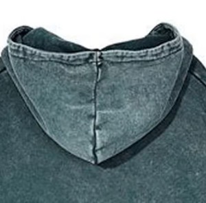 Très Exigeable 500gsm Heavyweight Hoodie Coton Polaire Tissu Personnalisé Goutte D'épaule Sweat À Capuche Blanc Pour Hommes Avec Une Bonne Qualité - Product Image 6