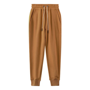 Pantalones de chándal cálidos de algodón Premium para correr de lana pesada para ropa de calle de invierno y uso diario cómodo - Product Image 3