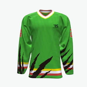 Jersey de Hockey sobre Hielo con Diseño Moderno de Cuello en V, Tela de Alta Calidad para un Uso Duradero, Costuras Reforzadas, Top de Hockey con Cuello en V - Product Image 1