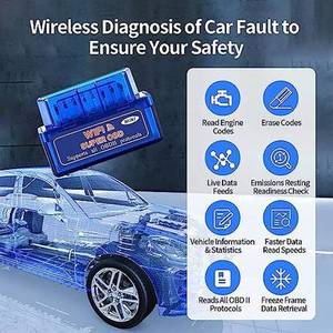 OBD2 Elm327ขนาดเล็ก V2.1สแกนเนอร์วินิจฉัยรถยนต์จัดส่งรวดเร็วจอแสดงไฟฟ้าแอลซีดีอะแดปเตอร์เครื่องมือวินิจฉัยรถยนต์ - Product Image 3