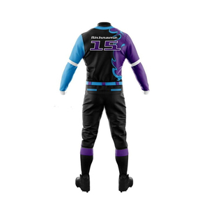 Uniformes de Béisbol Totalmente Personalizados, Hechos con Material Transpirable, Último Diseño, 100% Poliéster - Product Image 3
