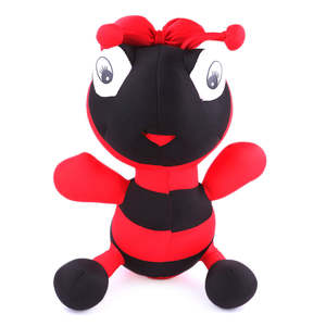 <b>Stuffed</b> <b>Soft</b> Been Honey Bee <b>Toy</b> - Red - Product Image 2