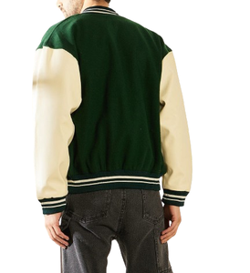 Nouvelle veste de baseball en molleton de coton personnalisée décontractée de qualité supérieure, vestes universitaires, tailles plus grandes, 2024 - Product Image 2