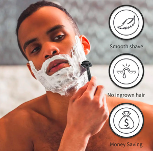 Rasoir classique à poignée en laiton Cooper personnalisé Rasoir de sécurité à double tranchant pour hommes par ANAAIF - Product Image 4