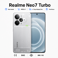 Teléfono Inteligente Realme Neo7 Turbo 5G, Dimensity 9400e, 7200 mAh, Carga Rápida de 100 W, Cámara de 50 MP con OIS, Pantalla AMOLED de 144 Hz, NFC, Android, 6.8 Pulgadas