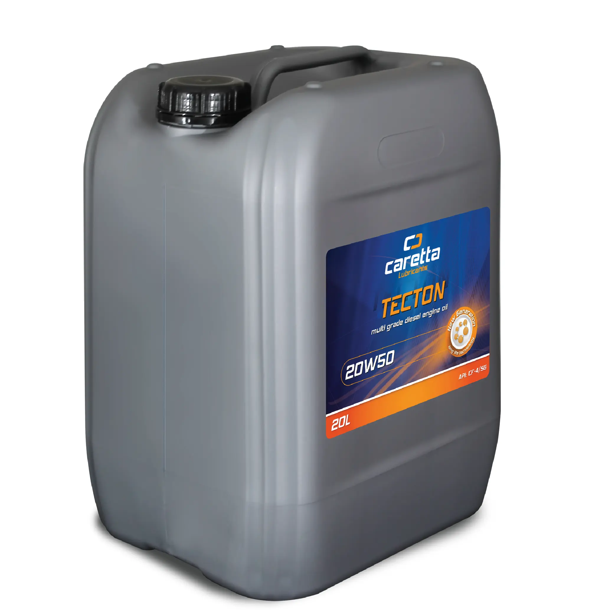 Benzinemotor Motorolie Caretta Tecton 20w50 Motorolie CF-4 Beste Prijs Synthetisch Smeermiddel 20 Liter Plastic Fles