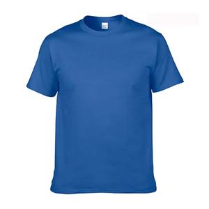 T-shirt O-Nick rond à manches courtes d'été de haute qualité pour homme, couleurs unies, avec marque personnalisée - Product Image 2