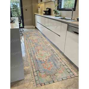 Green <b>Rug</b> Printed <b>Rug</b>: Modern Turkish Design for Home Decor,<b>Chenille</b> <b>Rug</b> - Product Image 5