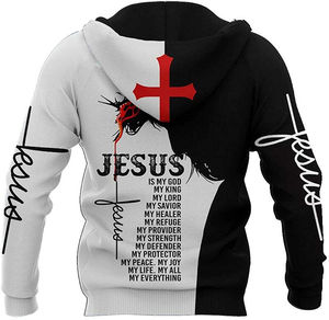 เสื้อสเวตเตอร์มีฮู้ดใส่ได้ทั้งชายและหญิงเสื้อสเวตเชิ้ตมีฮู้ดซับในสีพื้นสวมใส่สบาย - Product Image 6