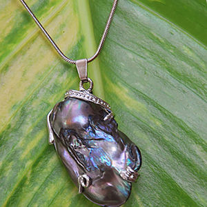 Perles d'eau douce naturelles en forme de coquillage, motif Barox, sous blister, perles en vrac, motif Barox, sous blister - Product Image 3