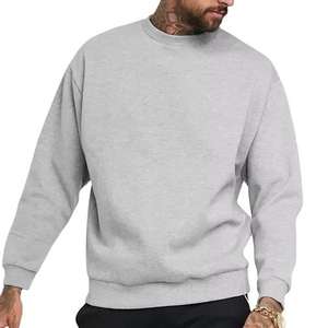 Wholesale Price Best Quality Pullover <b>Sweatshirt</b> for Men Custom Printed <b>Fleece</b> <b>Sweatshirt</b> Cotton Blended <b>Sweatshirt</b> For Men - Product Image 4