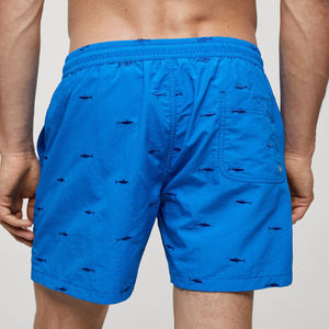 Pantalon de plage coupe ample pour homme Short d'extérieur léger imprimé Short d'été pour la course à pied Short de bain athlétique à la mode - Product Image 4