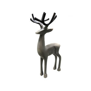 Meilleure vente renne en aluminium fini nickel pour dessus de table maison et décoration de vacances de Noël fait à la main personnalisé en vrac - Product Image 6