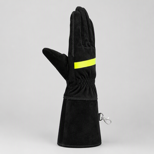 Gants de pompier Amber Long en cuir de vachette fendu, avec index renforcé, membrane PU, EN 659 - Product Image 4