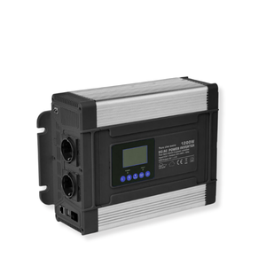 เครื่องแปลงไฟแบบพกพา1200W <span class=keywords><strong>DCTOAC</strong></span> แบบเพียวไซน์เวฟ12V/24V To110V/230V สำหรับรถยนต์ RV - Product Image 1