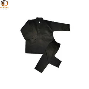 Haute Qualité Blanc Judo Karaté Gi Confortable Karaté Uniforme Costume Arts Martiaux Noir Karaté GI Uniforme - Product Image 4