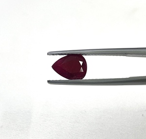 Pierre précieuse de qualité supérieure, 100% naturelle, rubis africain chauffé, taille ovale en forme de poire 5x7mm, 60 carats, couleur rouge sang, pierre précieuse en vrac pour la fabrication de bijoux - Product Image 3