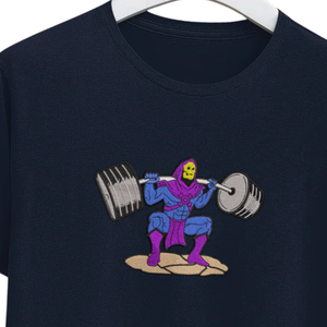 T-shirt personnalisé brodé, surdimensionné, design de personnage fort, tee-shirt de sport unisexe, streetwear, coton de haute qualité, mode décontractée, OEM ODM - Product Image 6