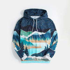 OEM manga larga logotipo personalizado Color sólido Casual pulóver Sudadera con capucha hombres sublimación sudaderas algodón unisex grueso cómodo elegante - Product Image 4